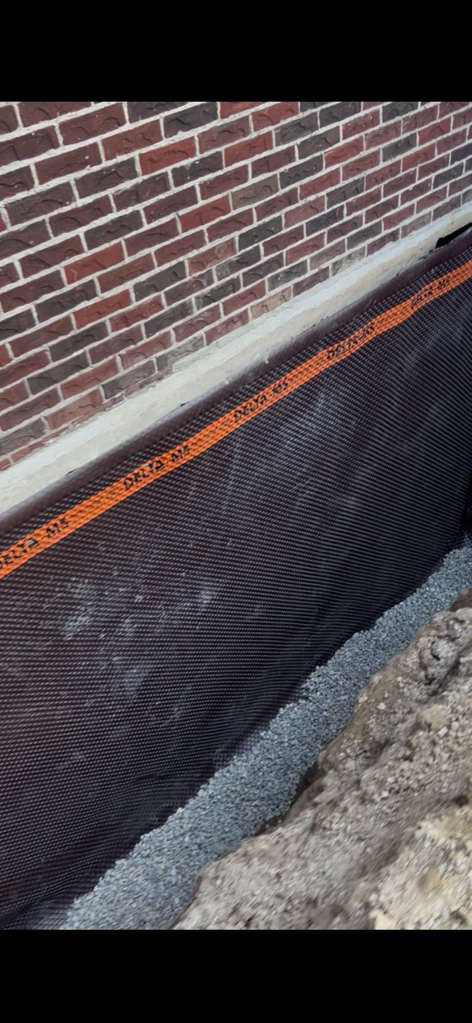Exterior basement waterproofing project by BFR in Toronto and the GTA