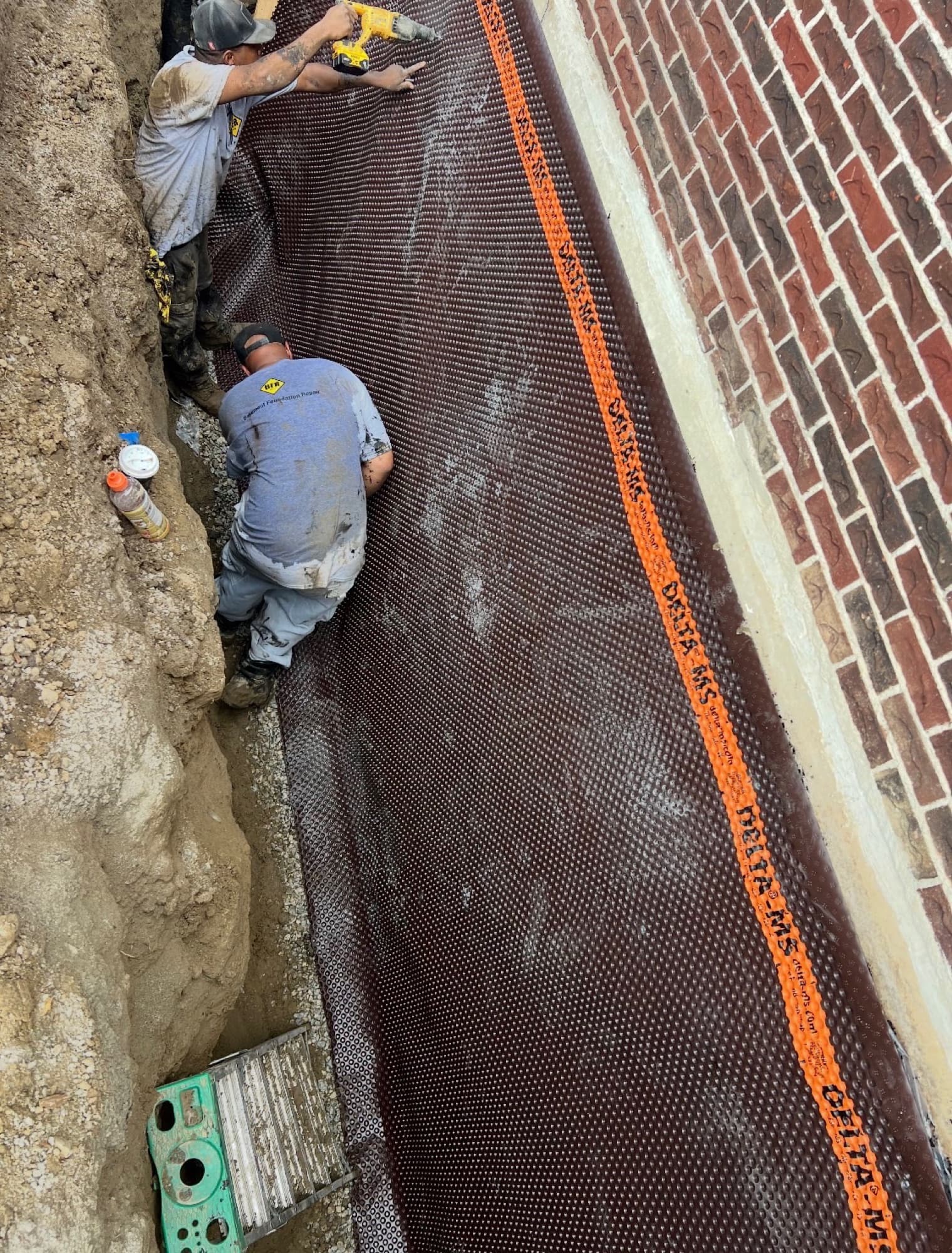 Exterior basement waterproofing project by BFR in Toronto and the GTA