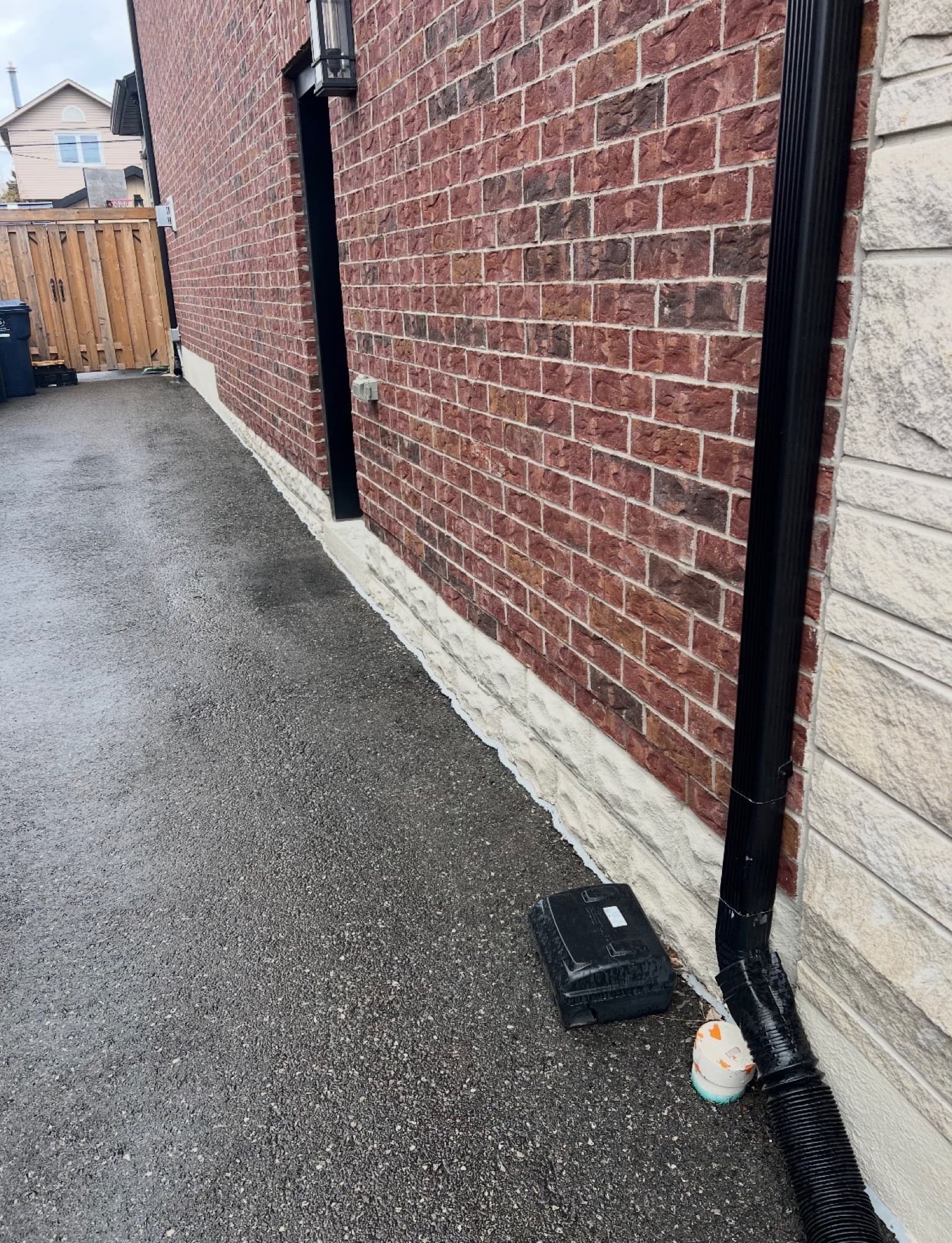 Exterior basement waterproofing project by BFR in Toronto and the GTA
