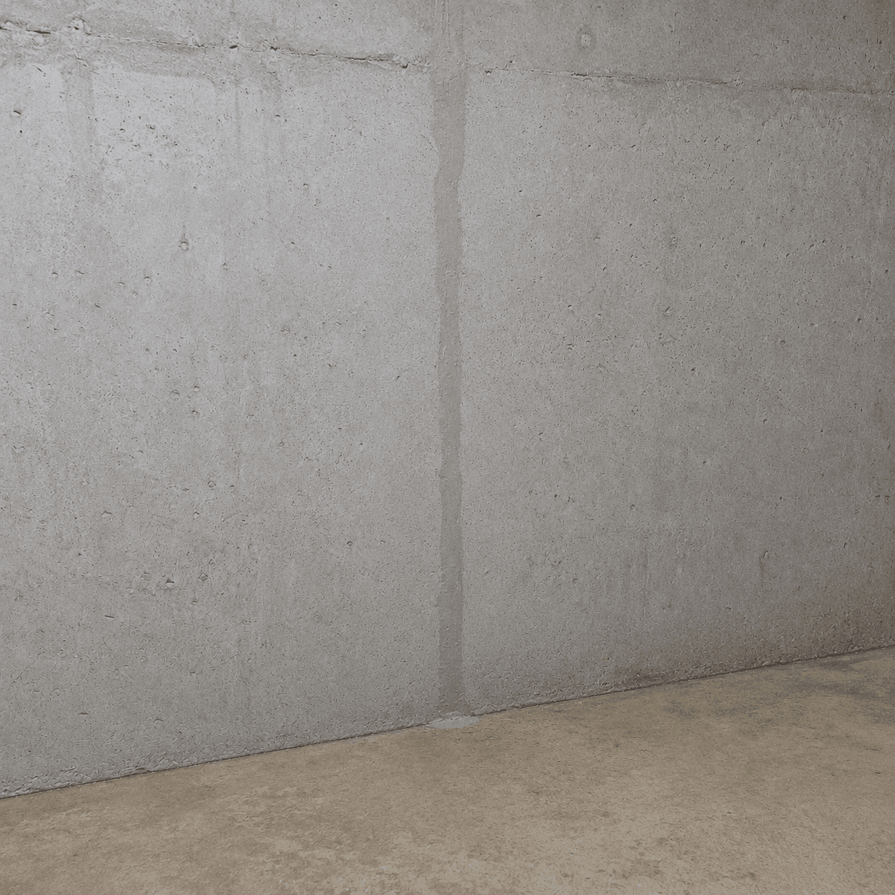 Foundation crack repair project in Scarborough — after