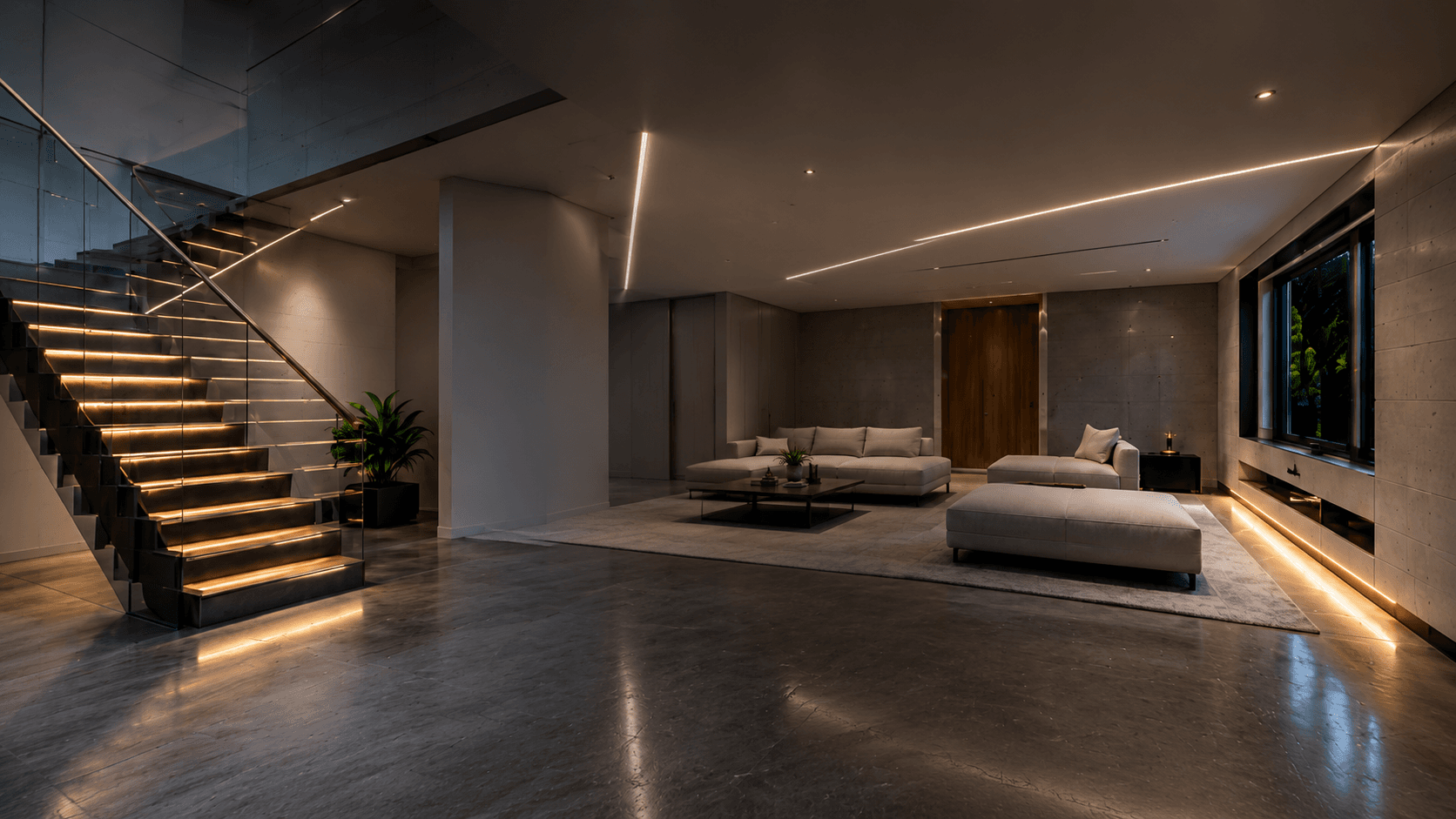Finished basement renovation by BFR Waterproofing & Masonry